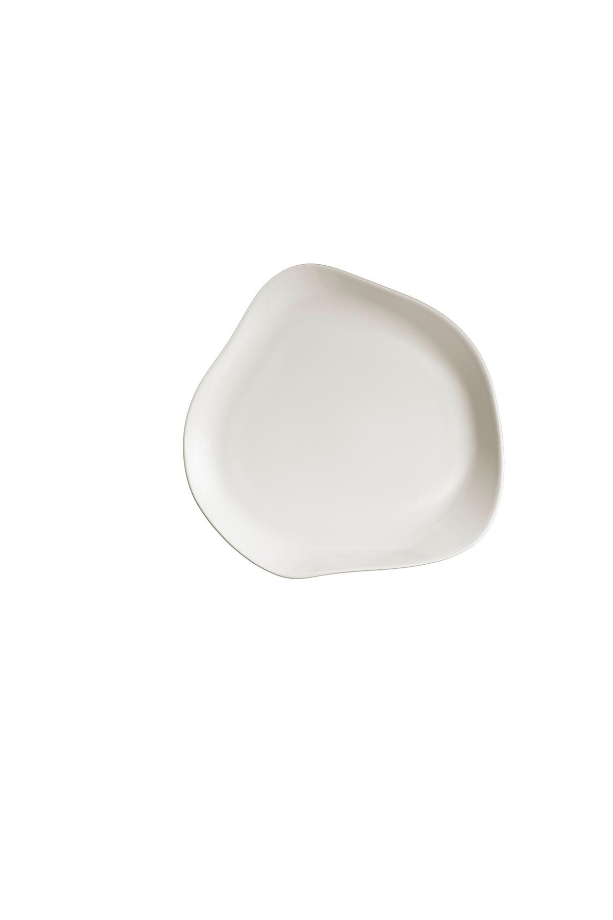 KÜTAHYA PORSELEN SKALLOP 2Lİ 27 CM.SERVİS SETİ KREM