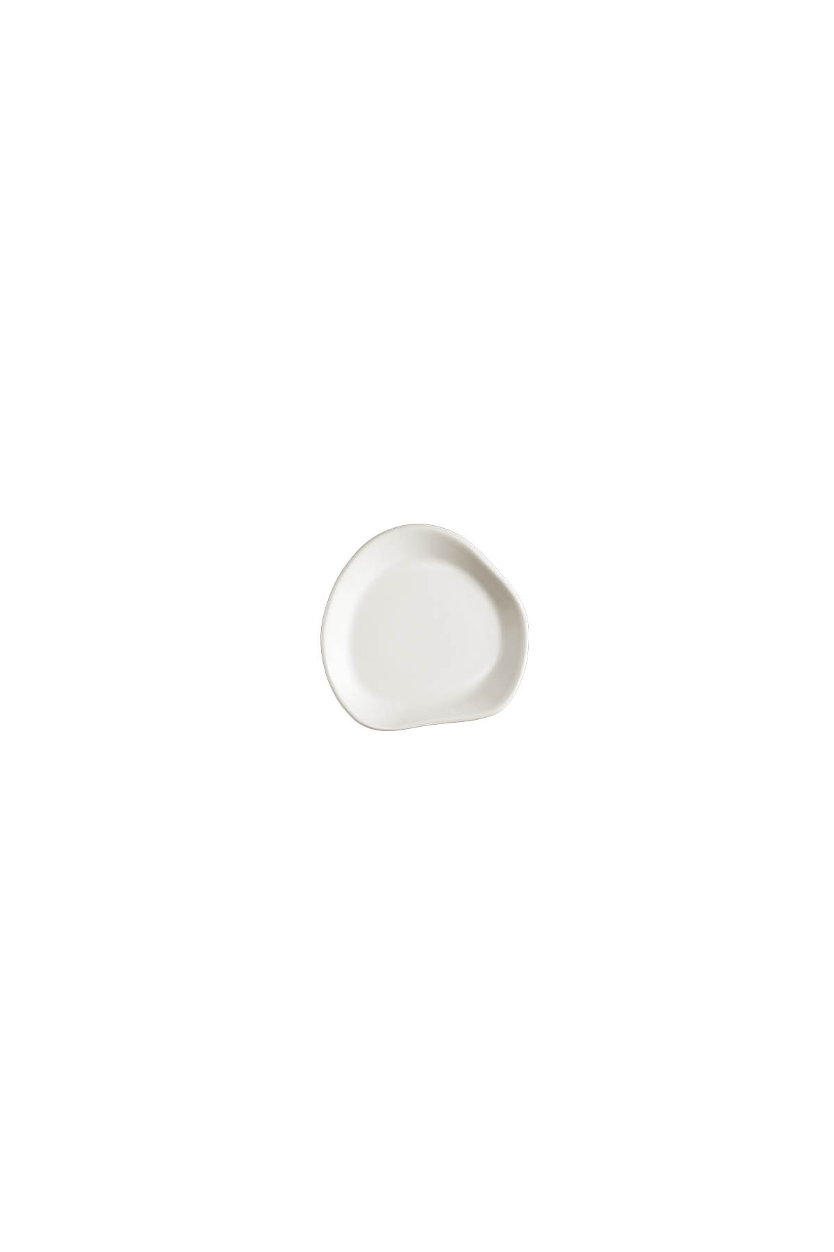 Kütahya Porselen Skallop Çay Tabağı Pearl Krem